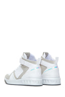 Women's White High Top Sneaker | Derimod