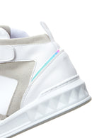 Women's White High Top Sneaker | Derimod