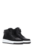 Women's Black High Top Sneaker | Derimod