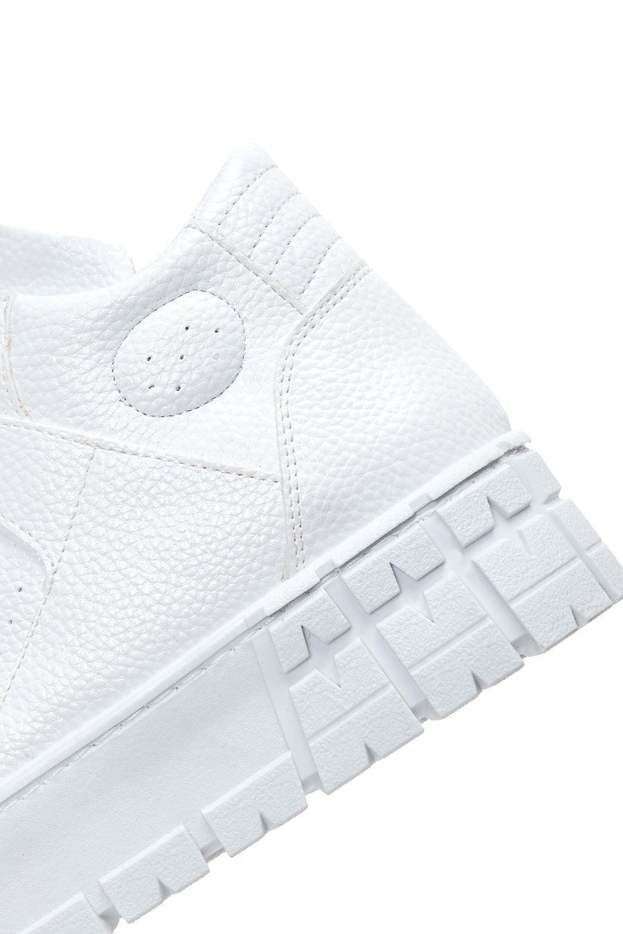 Kadın Beyaz Kalın Tabanlı Bilekli Sneaker