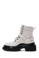 Women's Beige Buckle Boots | Derimod