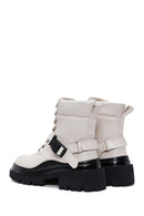 Women's Beige Buckle Boots | Derimod