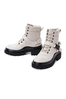 Women's Beige Buckle Boots | Derimod