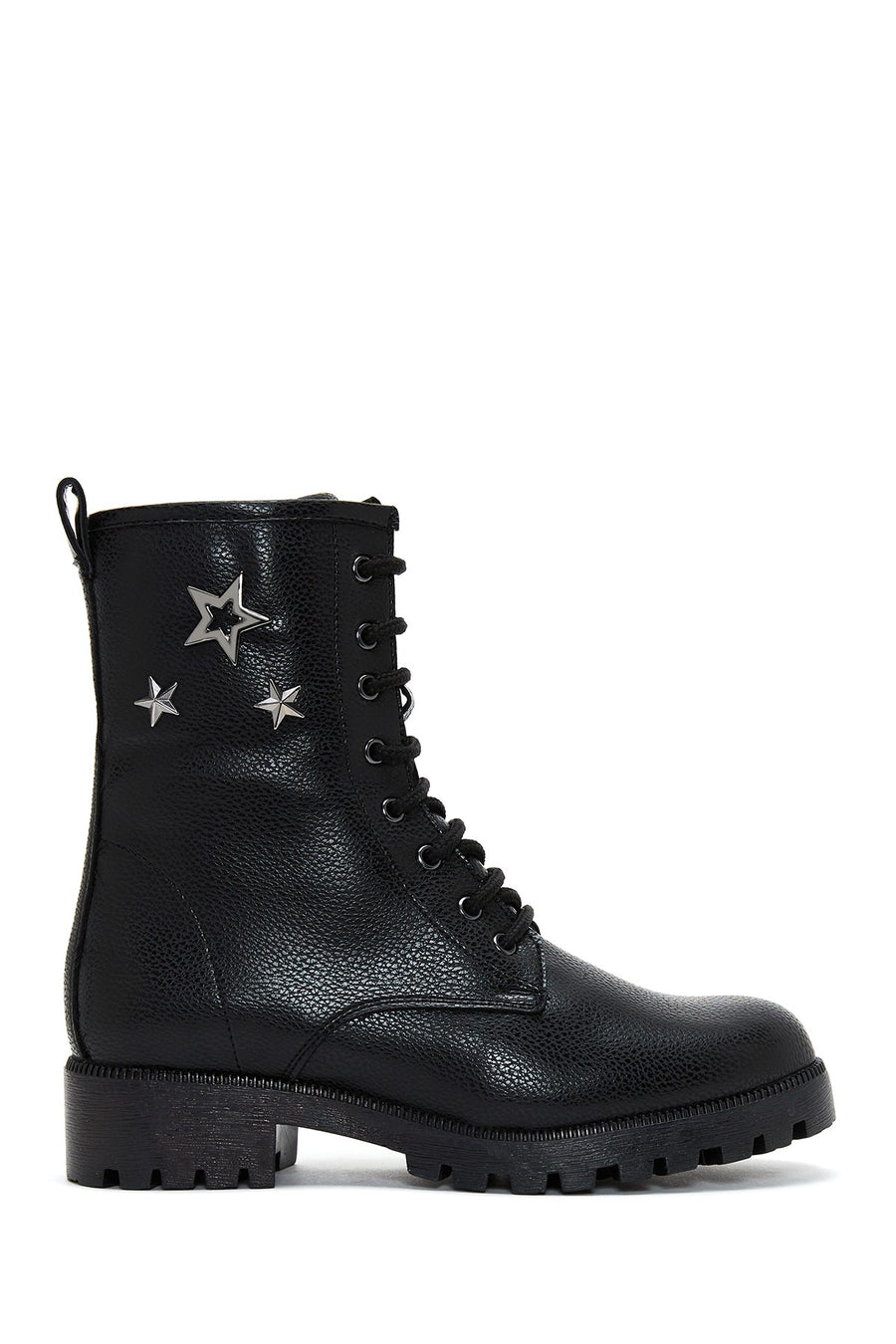 Women's Black Zippered Flat Boots 22WFE2504FT | Derimod