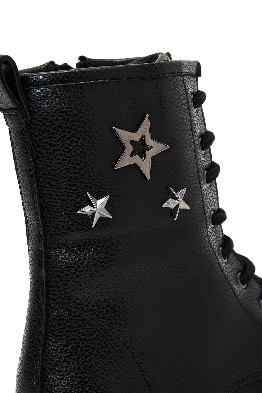 Women's Black Zippered Flat Boots