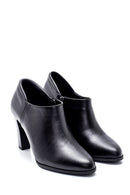 Women's Black Heeled Bootie | Derimod