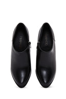 Women's Black Heeled Bootie | Derimod
