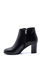 Women's Black Heeled Classic Boots | Derimod
