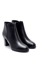 Women's Black Heeled Classic Boots | Derimod