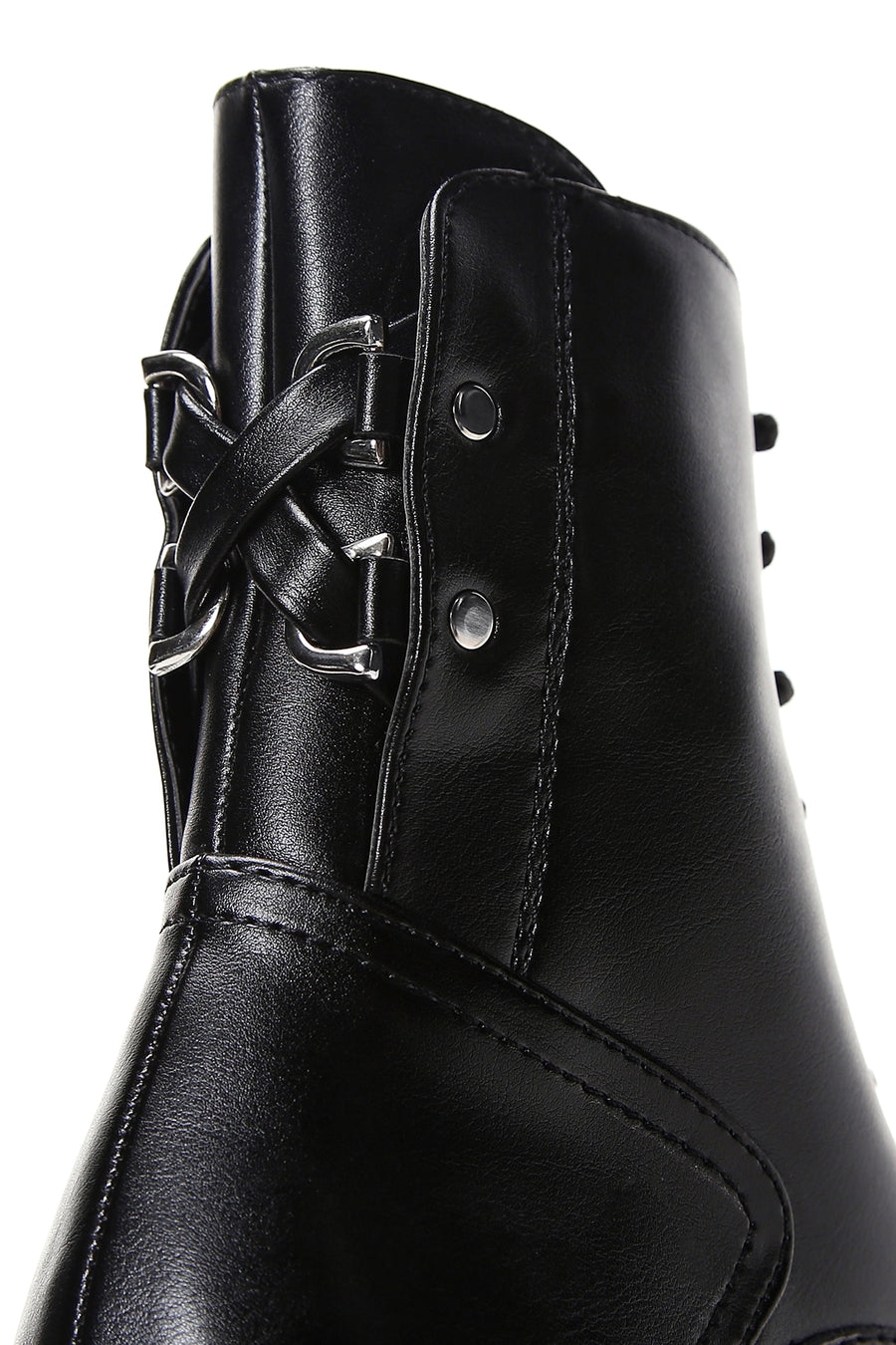 Women's Buckle Detailed Zippered Boots