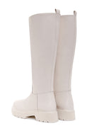 Kadın Bej Casual Kalın Tabanlı Çizme | Derimod