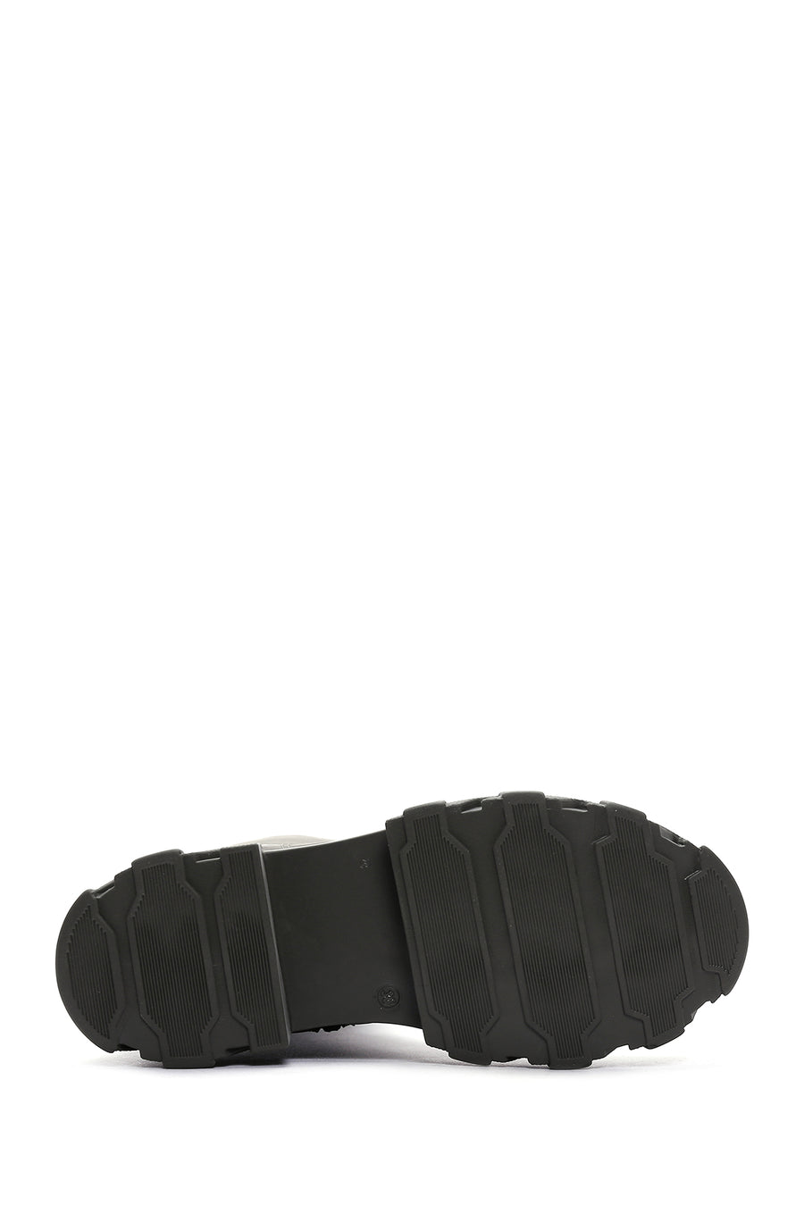 Women's Khaki Zippered Thick Soled Boots