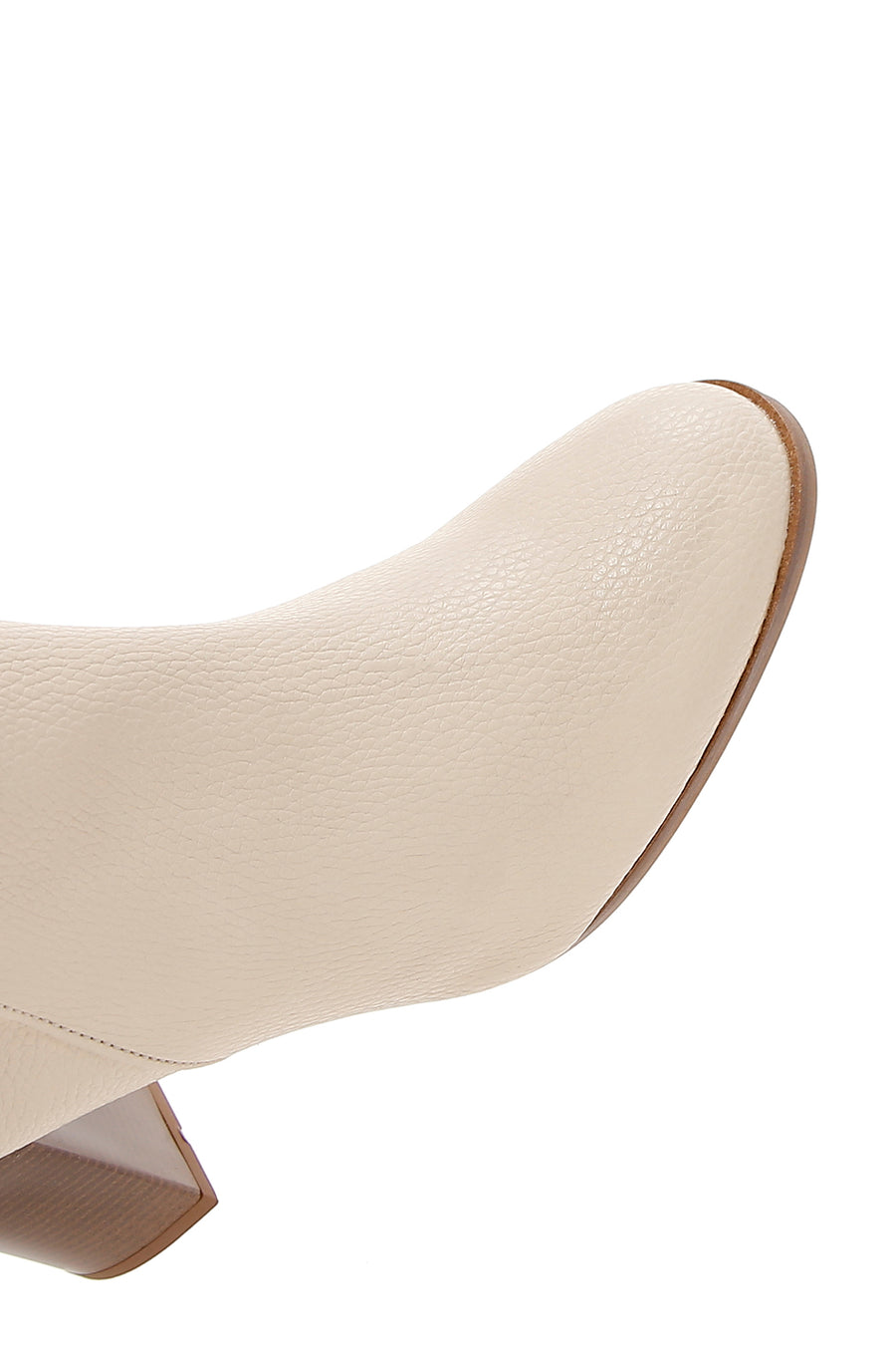 Women's Beige High Heeled Boots