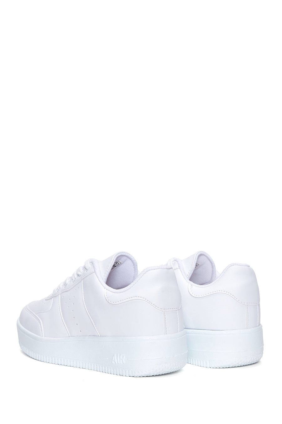 Kadın Beyaz Kalın Tabanlı Sneaker
