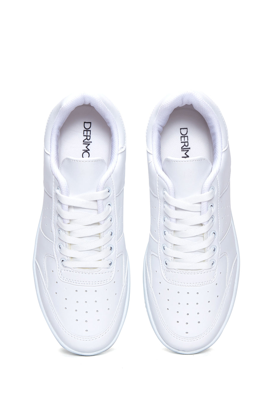 Kadın Beyaz Kalın Tabanlı Sneaker