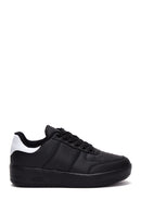 Women's Black Thick Soled Sneaker | Derimod