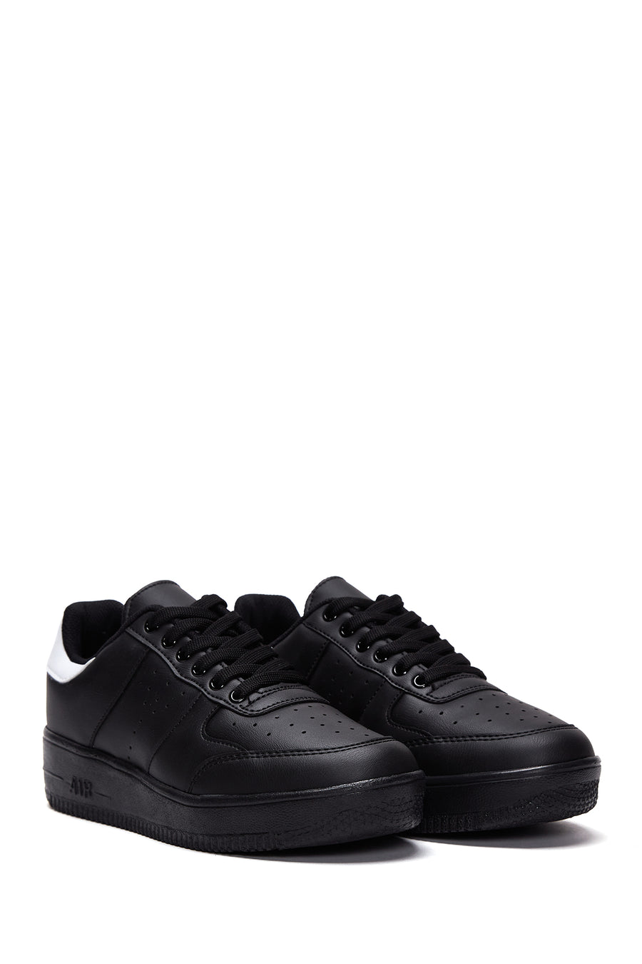 Women's Black Thick Soled Sneaker