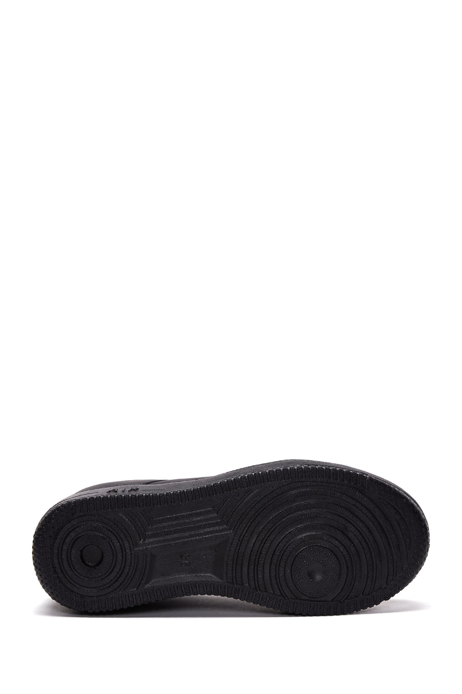 Women's Black Thick Soled Sneaker