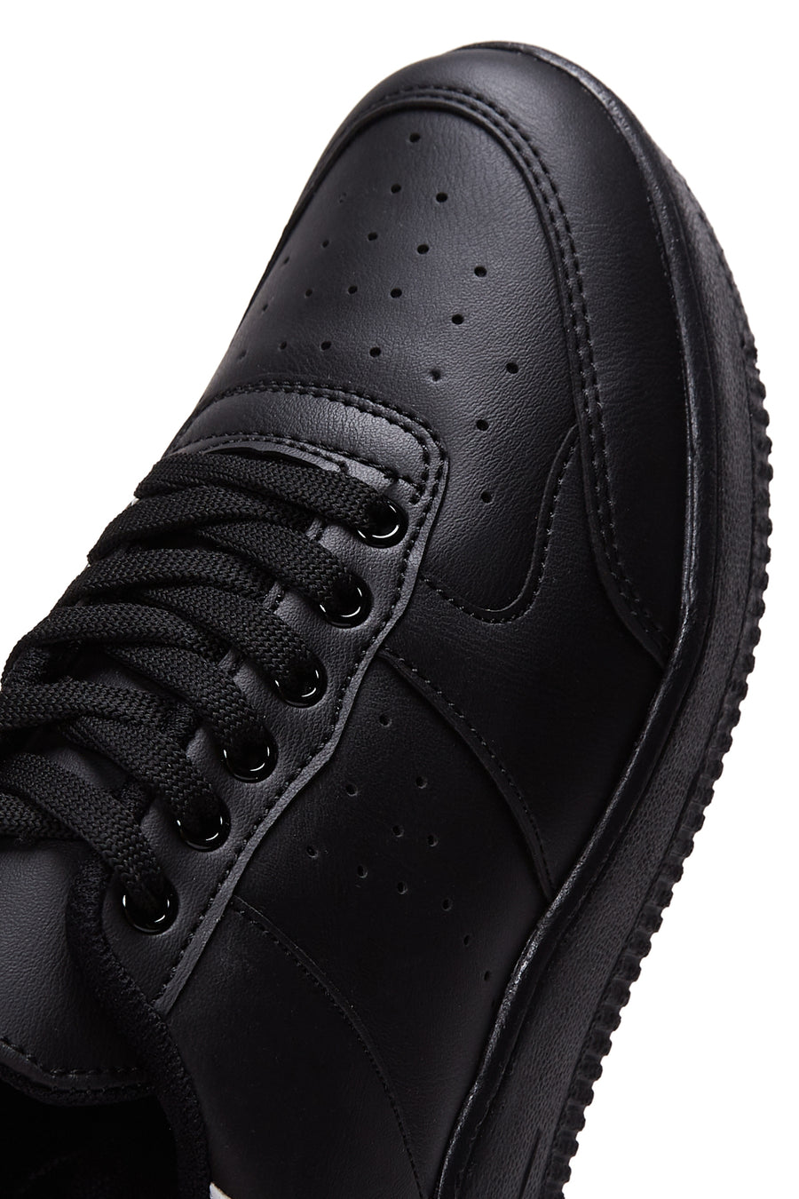 Women's Black Thick Soled Sneaker