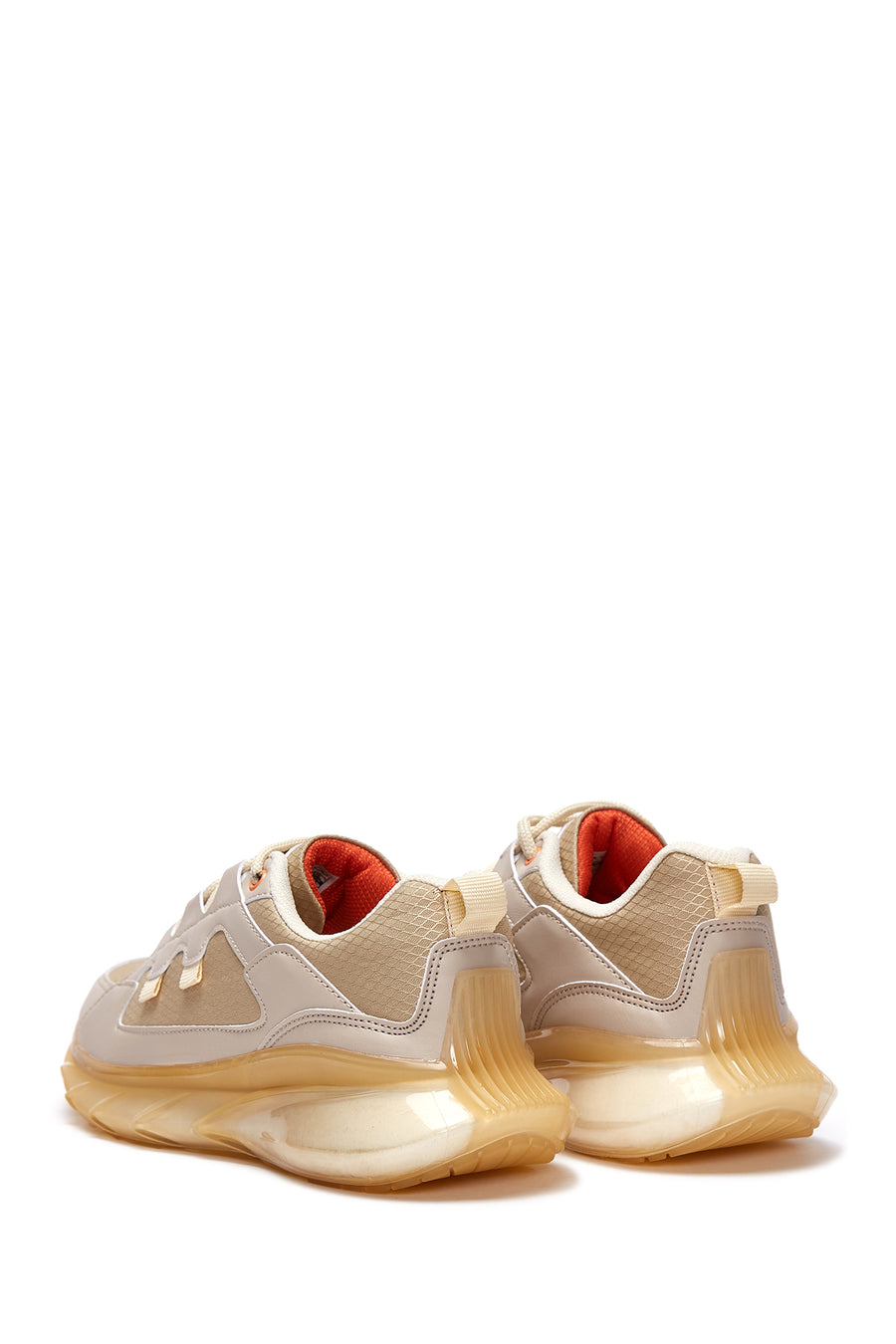 Kadın Bej Kalın Tabanlı Sneaker