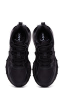 Kadın Siyah Kalın Tabanlı Sneaker | Derimod