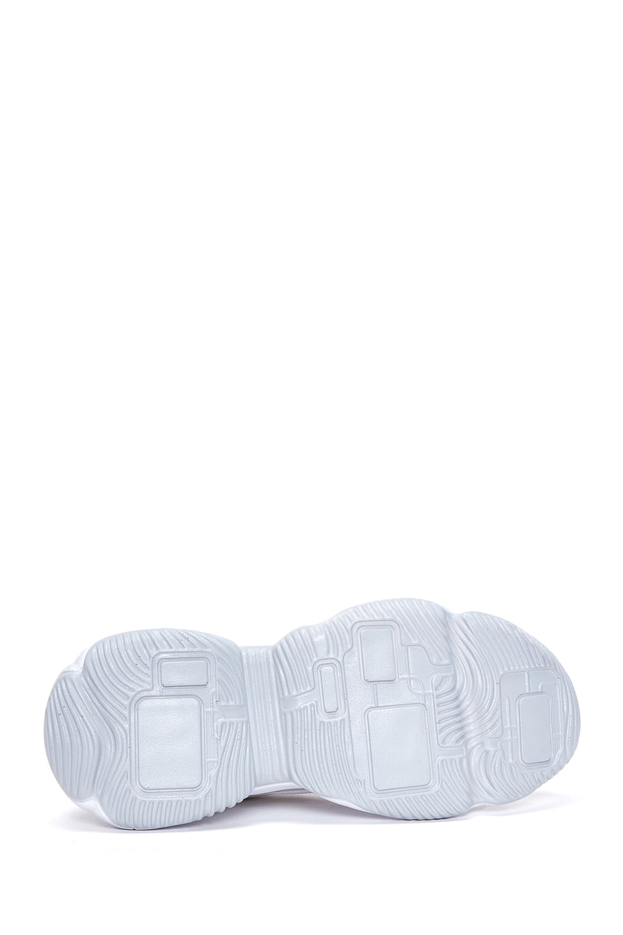 Kadın Beyaz Kalın Tabanlı Sneaker