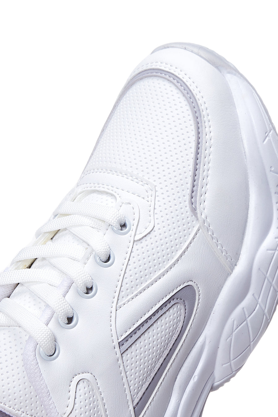 Kadın Beyaz Kalın Tabanlı Sneaker