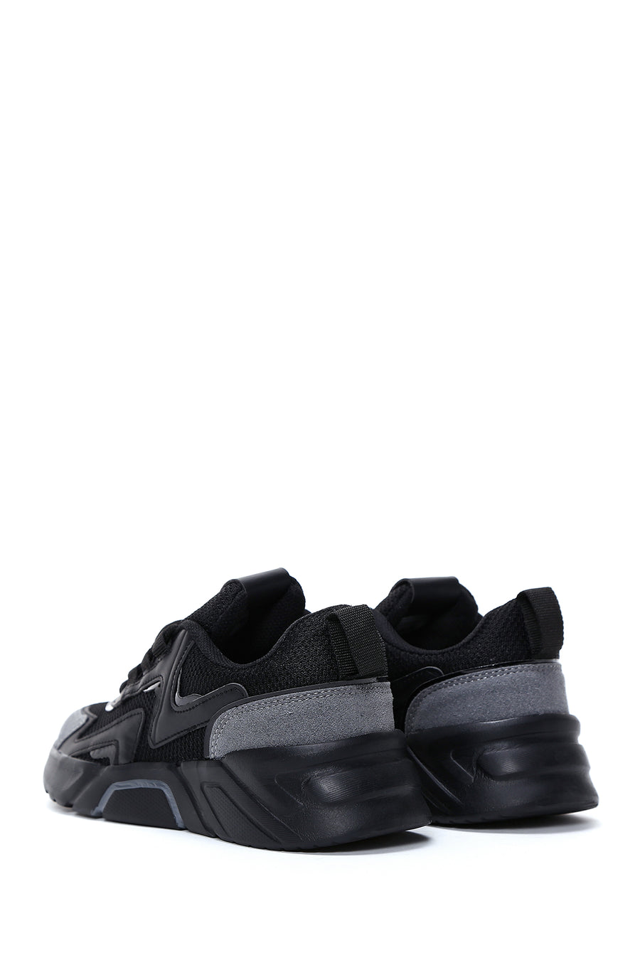Kadın Siyah Kalın Tabanlı Sneaker