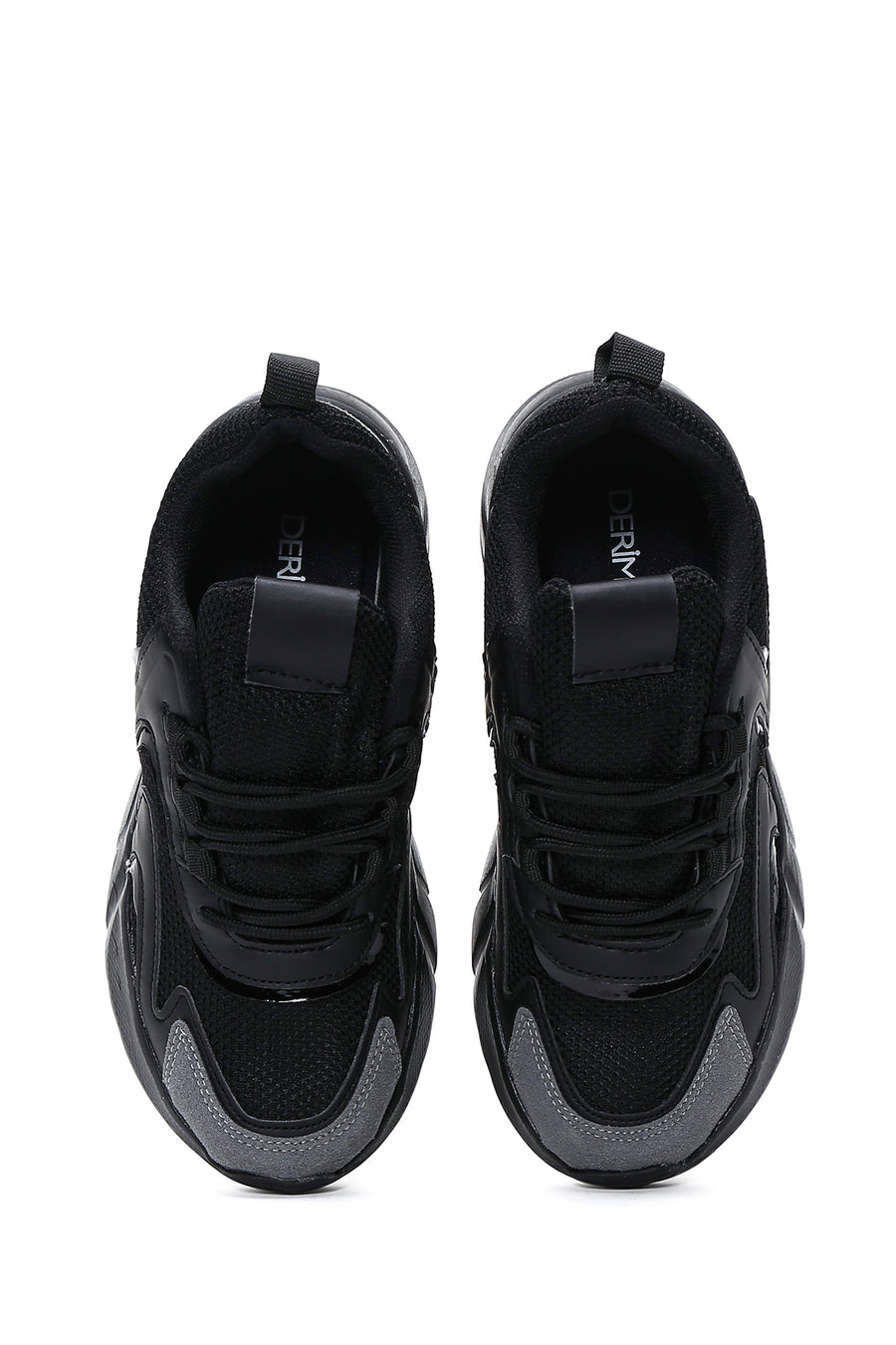 Kadın Siyah Kalın Tabanlı Sneaker