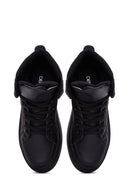 Women's Black High Top Sneaker | Derimod
