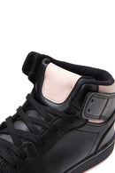 Women's Black High Top Sneaker | Derimod