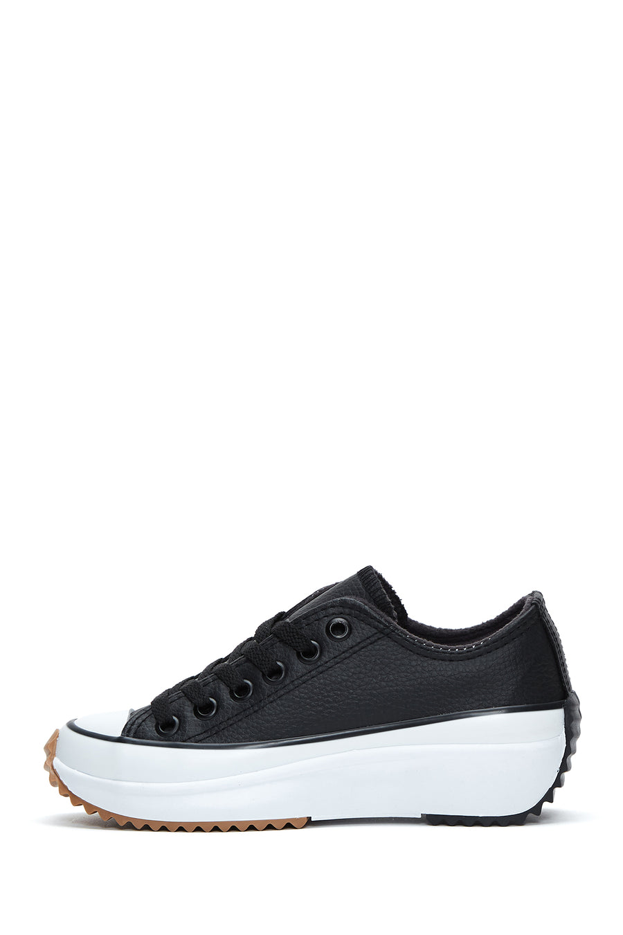 Women's Black Thick Soled Sneaker