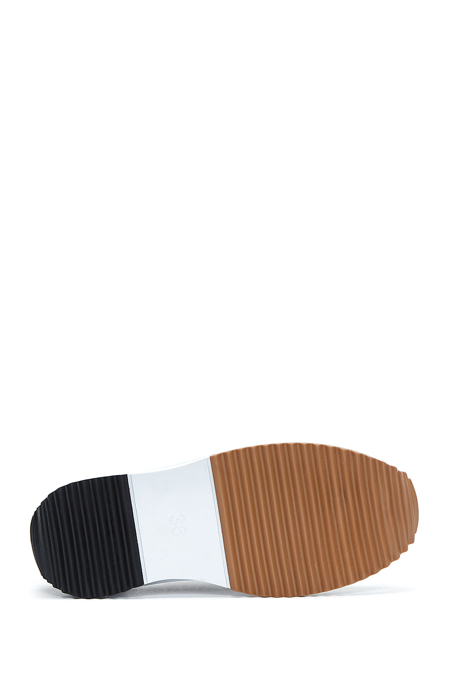 Women's Black Thick Soled Sneaker
