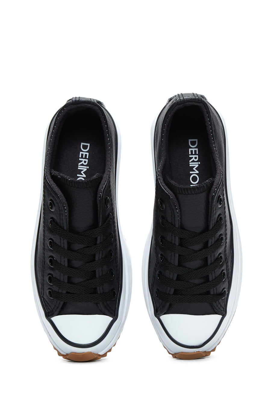 Women's Black Thick Soled Sneaker