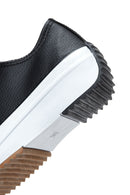 Women's Black Thick Soled Sneaker | Derimod