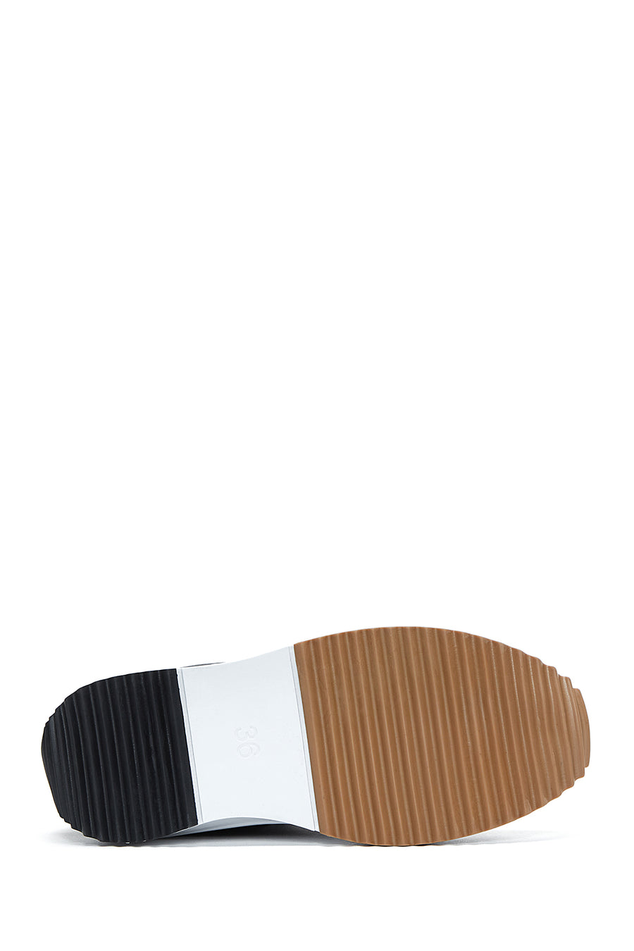 Women's Black Thick Sole High Top Sneaker