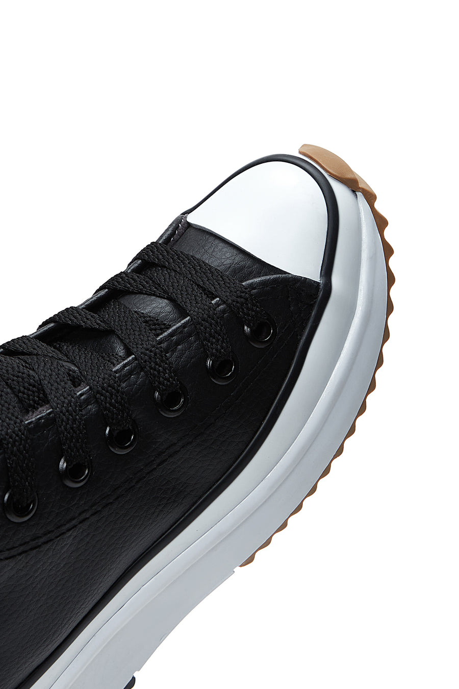 Women's Black Thick Sole High Top Sneaker