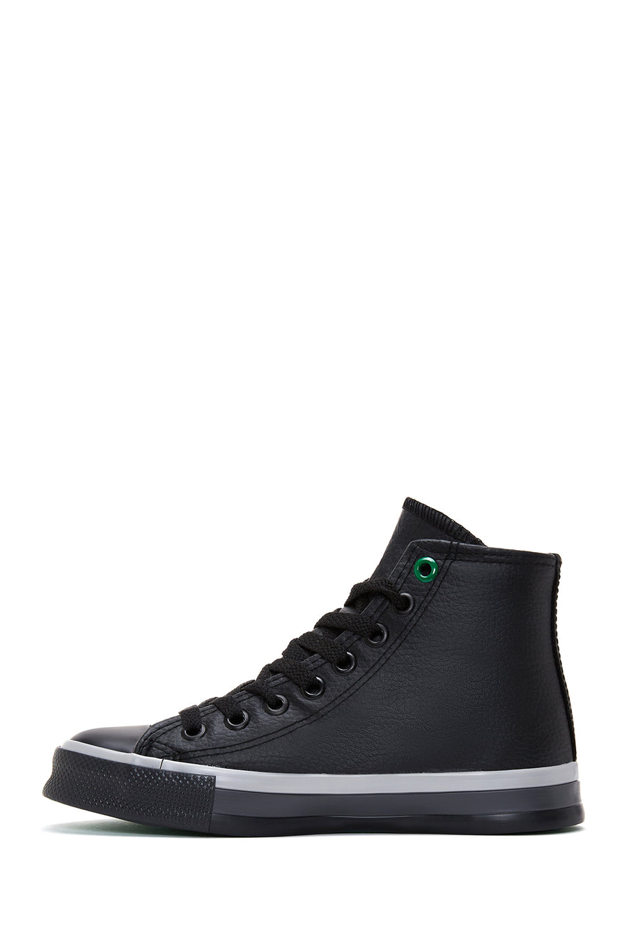 Women's Black High Top Sneaker
