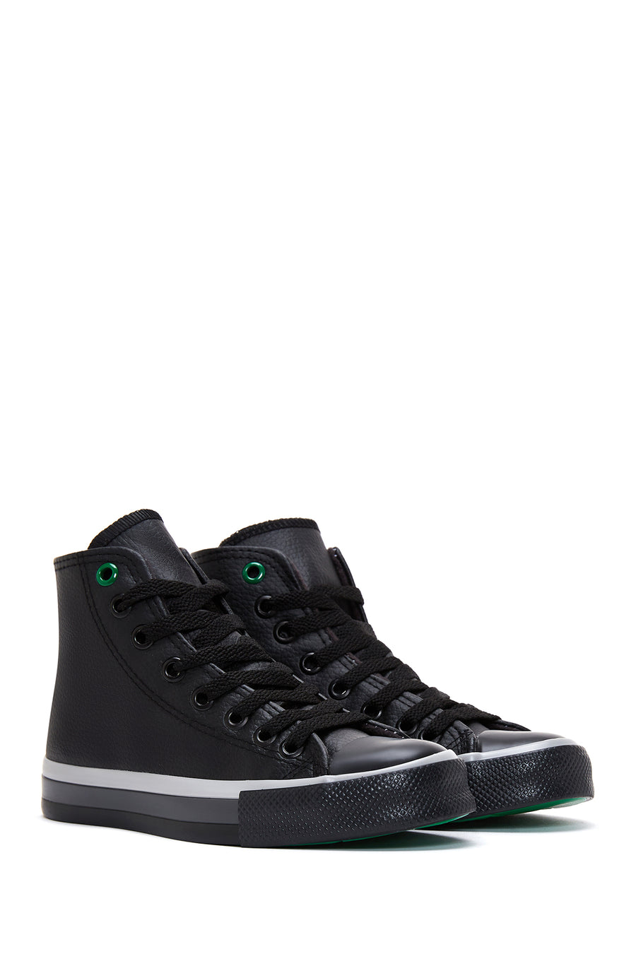 Women's Black High Top Sneaker