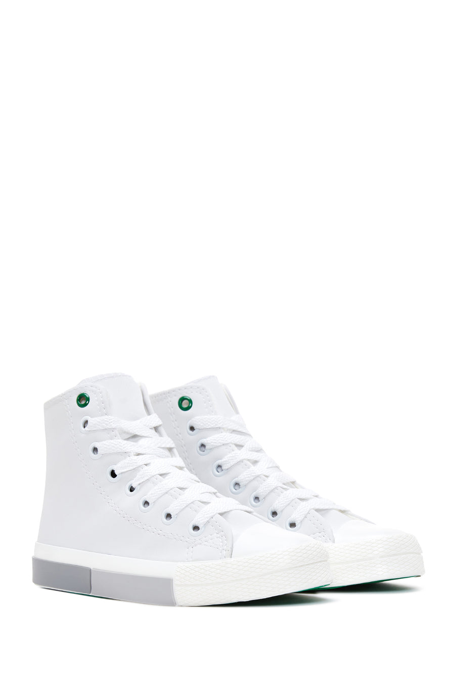 Women's White High Top Sneaker