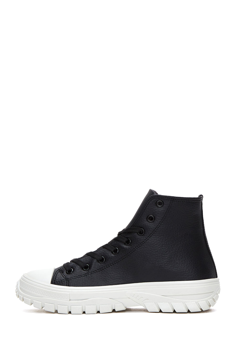 Women's Black High Top Sneaker