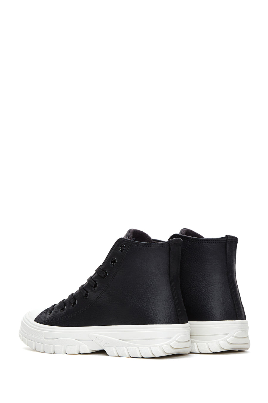 Women's Black High Top Sneaker