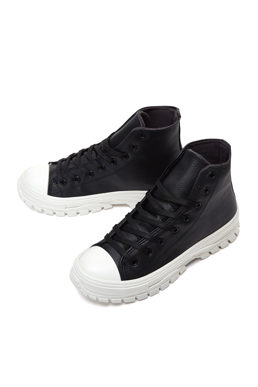 Women's Black High Top Sneaker