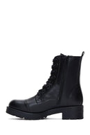 Women's Black Zippered Boots | Derimod