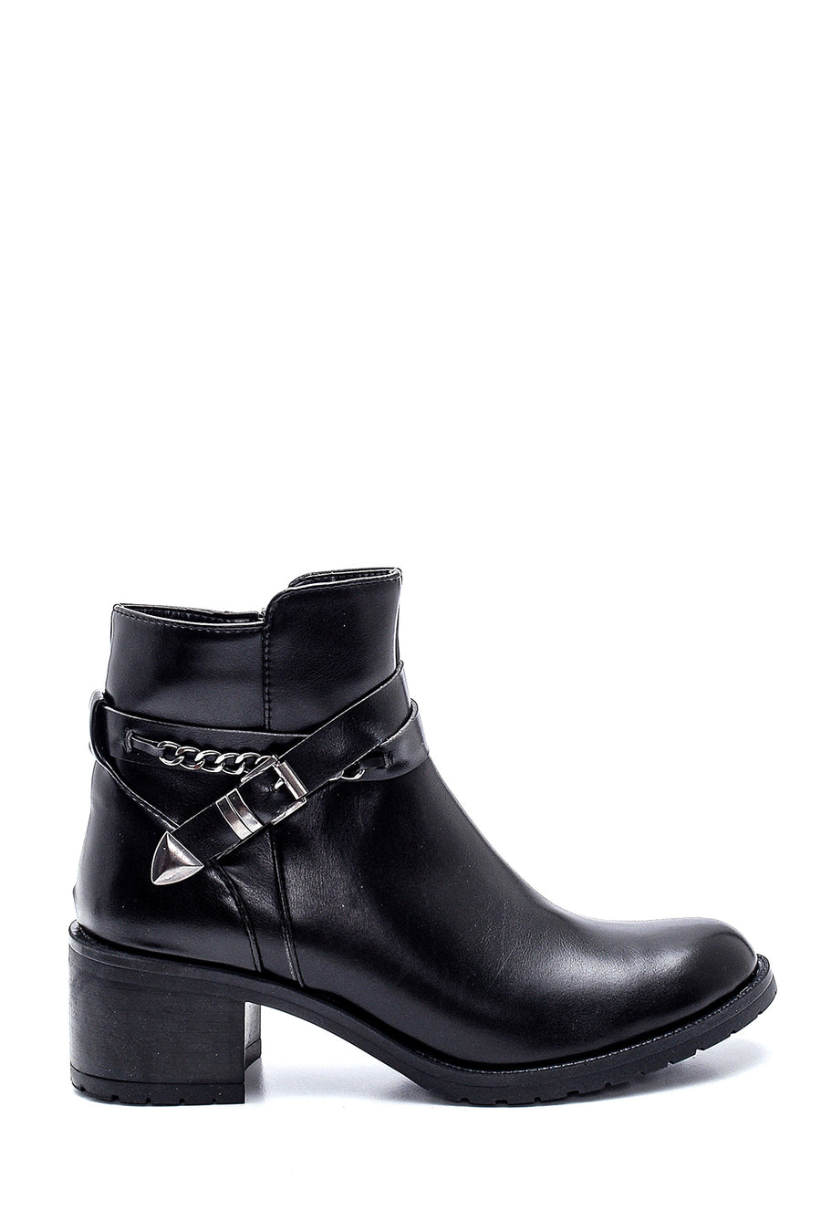 Women's Buckle Heeled Boots 22WFE401118 | Derimod