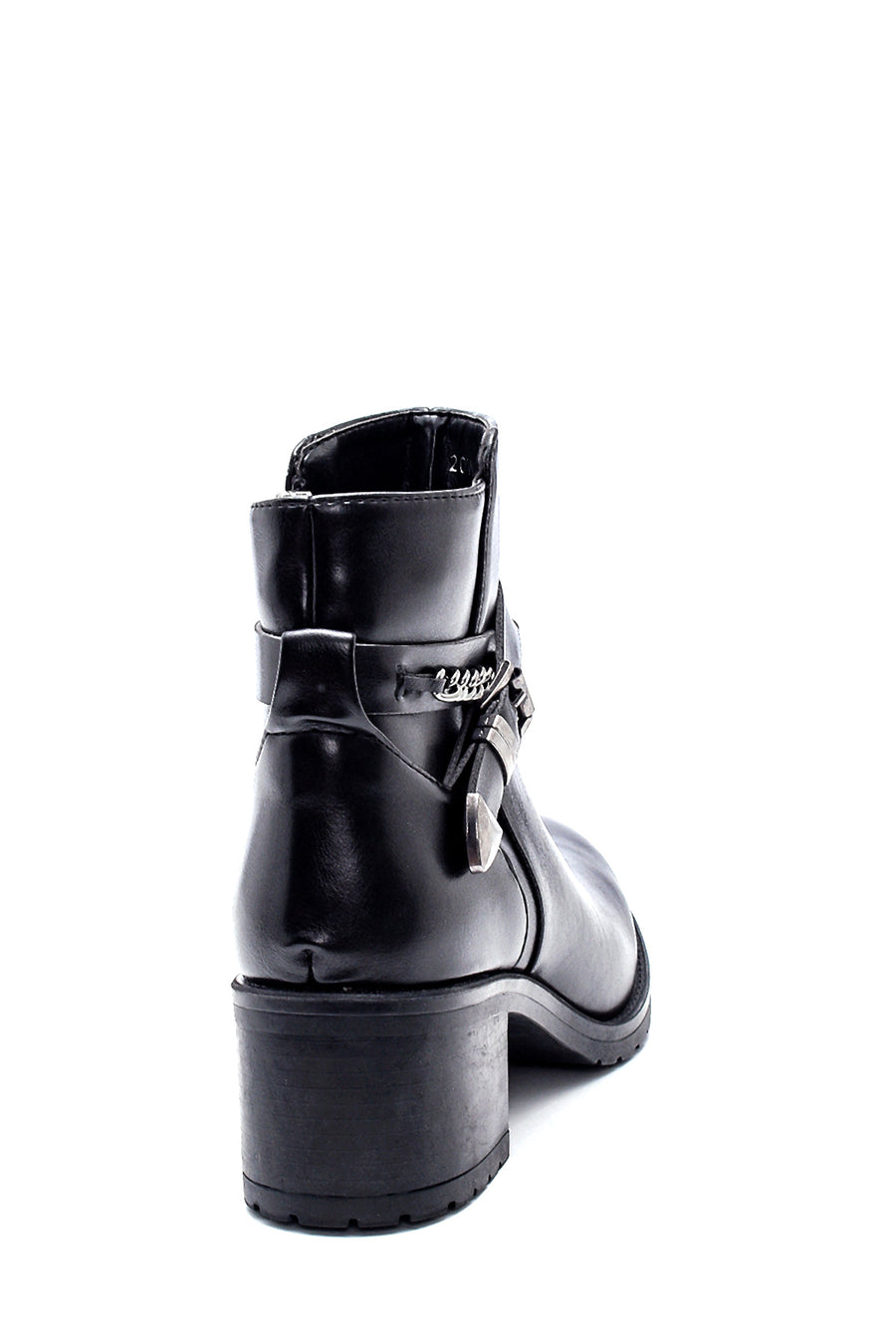 Women's Buckle Heeled Boots