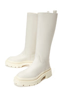 Kadın Bej Kalın Tabanlı Çizme | Derimod