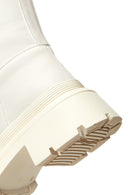 Kadın Bej Kalın Tabanlı Çizme | Derimod