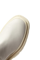 Kadın Bej Kalın Tabanlı Çizme | Derimod