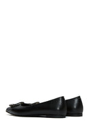 Women's Black Buckle Classic Ballet Ballet | Derimod